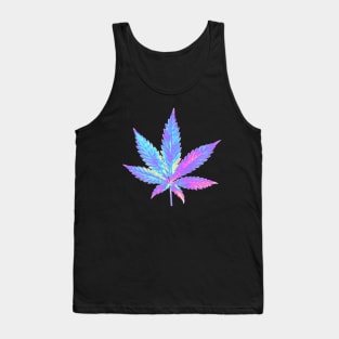 Holographic Weed Tank Top